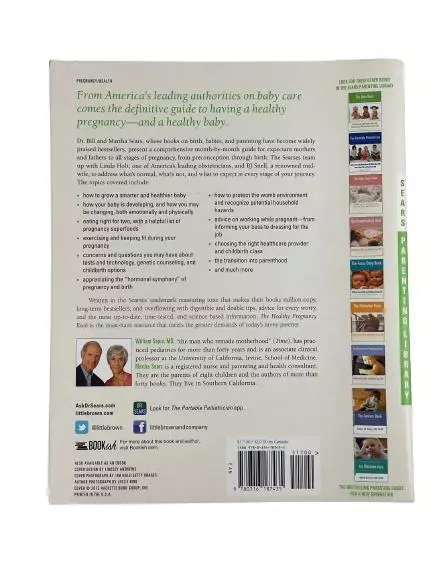 Healthy Pregnancy Book by William Sears 2013 - Good Condition