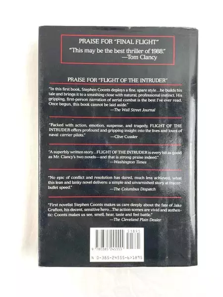 Final Flight by Stephen Coonts First Edition Hardcover 1988 Dust Jacket