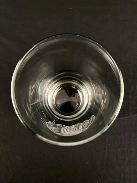 Portland Winterhawks Etched Beer Glass 6" Tall Hockey Souvenir Cup