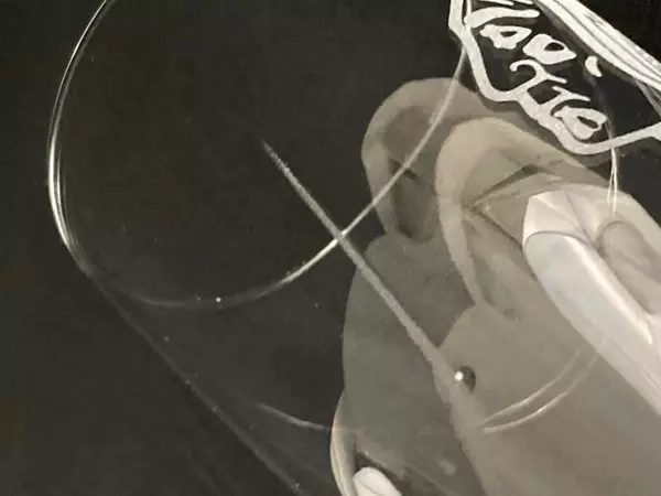 Portland Winterhawks Etched Beer Glass 6" Tall Hockey Souvenir Cup