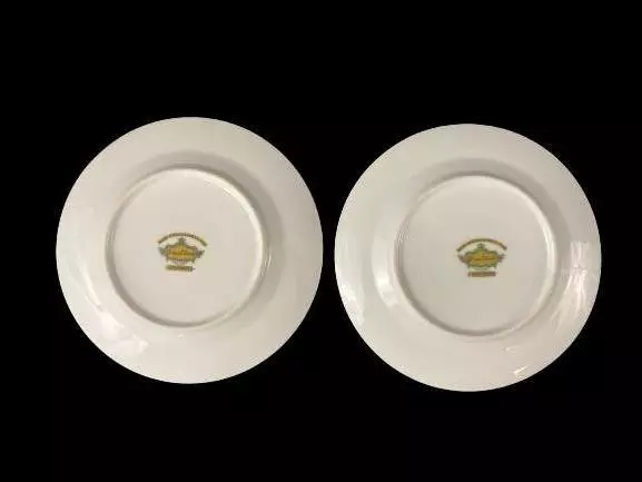 Grace China Graymont Gold Gild Bread Plates Lot of 2 Modern Japan 6.5"
