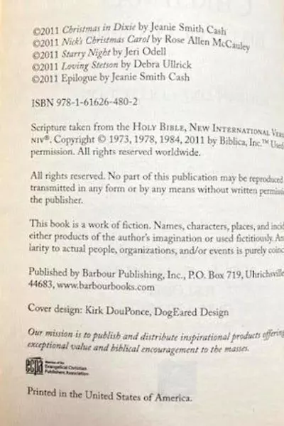 Christmas Belles of Georgia Paperback Holiday Romance Collection 2011