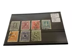 Lot of 7 Used Austria Stamps 1923-1928 Hinged Fine Condition