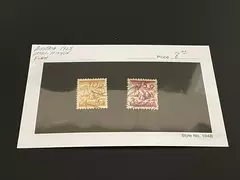 Lot of 2 Used 1925 Austria Postage Stamps - Fine Hinged коллекция
