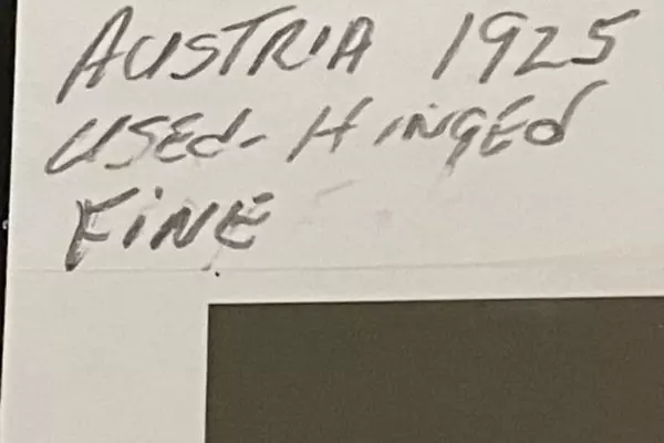 Lot of 2 Used 1925 Austria Postage Stamps - Fine Hinged коллекция