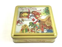 Lot of Swiss Colony Christmas Tins - Santa Mouse & Tree Collectibles