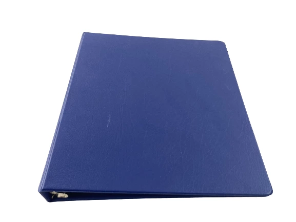 Avery Dennison 1" Blue 3-Ring Binder, Durable, Holds 175 Sheets, USA Made