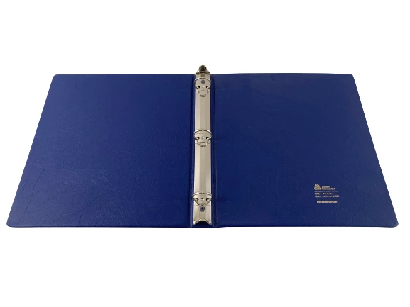 Avery Dennison 1" Blue 3-Ring Binder, Durable, Holds 175 Sheets, USA Made