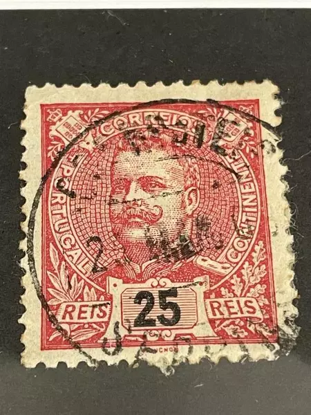 Used Portugal King Carlos I Stamps 1892-1899 Lot of 3 Good/Fine