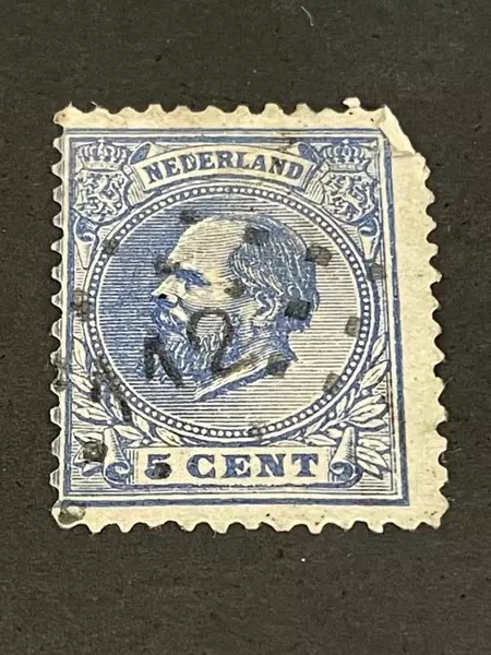 Lot of 3 Used 1862 Netherlands Stamps King William III Fair to Fine Condition