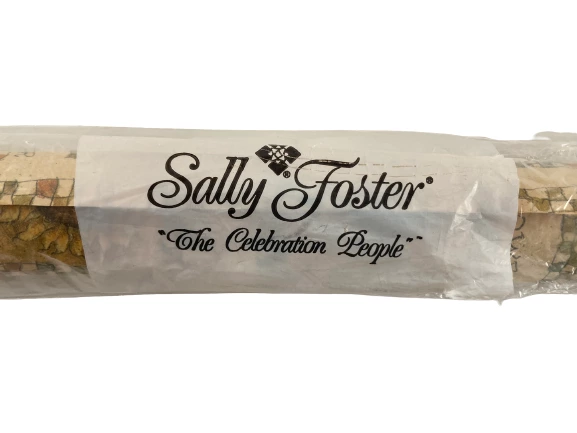 Sally Foster Sunflower Gift Wrap Roll Rustic Yellow Beige 24" Long