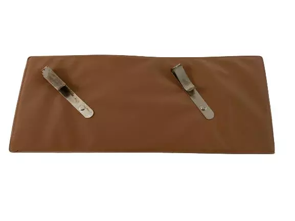 Vintage Dan Dee Imports Visor Kit Tan Simulated Leather with Pockets Boxed