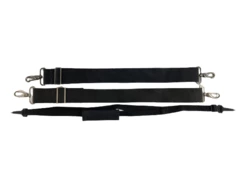 Lot of 3 Adjustable Black Laptop Case Straps with Clasp Closure - Good Condition