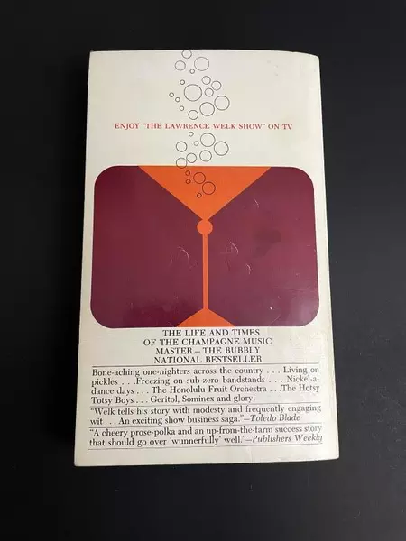 Wunnerful Wunnerful! Autobiography of Lawrence Welk 1972 Vintage Paperback