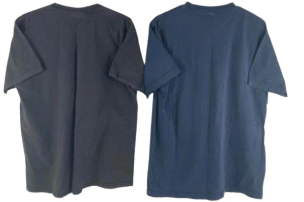 Lot of 2 Men's Size L T-Shirts: St. Thomas Island & Golf Maui Black Blue