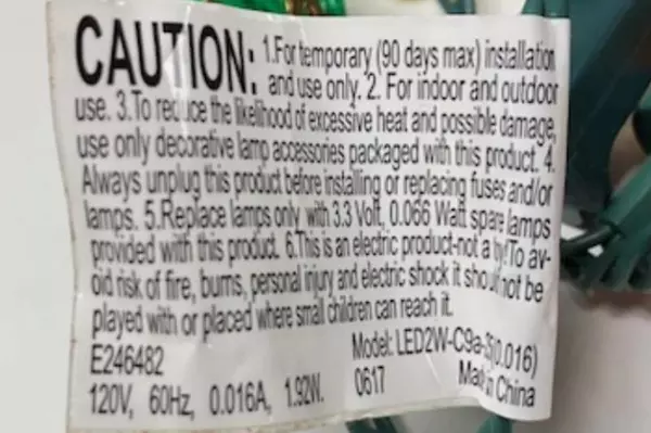 GE 25 Faceted Bulbs Multi Color Christmas Lights Green Strand LED Indoor Outdoor