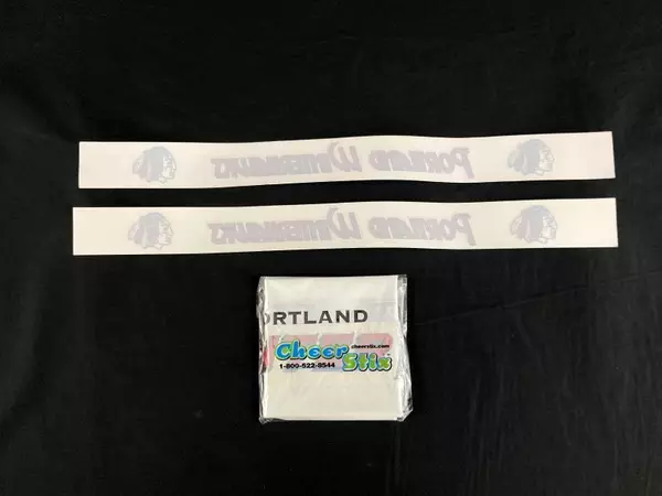 Portland Winterhawks Fan Pack Decals & Cheerstix - Very Good Condition