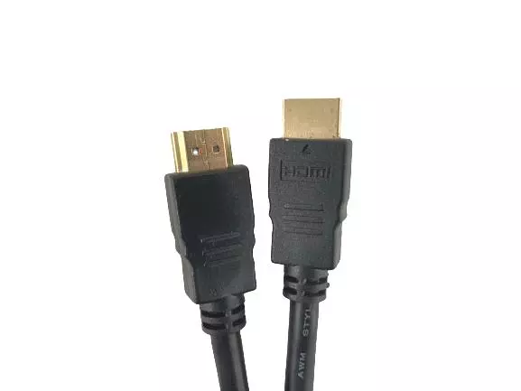 Lot of 2 High-Speed HDMI Ethernet Cables Black 90" for TV & Audio