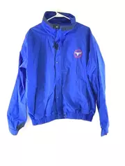 Vintage Tri Mountain Windbreaker Jacket Men's L Blue American Machine Gear