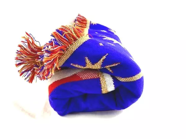 Tektronix 50th Anniversary Tapestry Throw Blanket Fringed 57"x46"