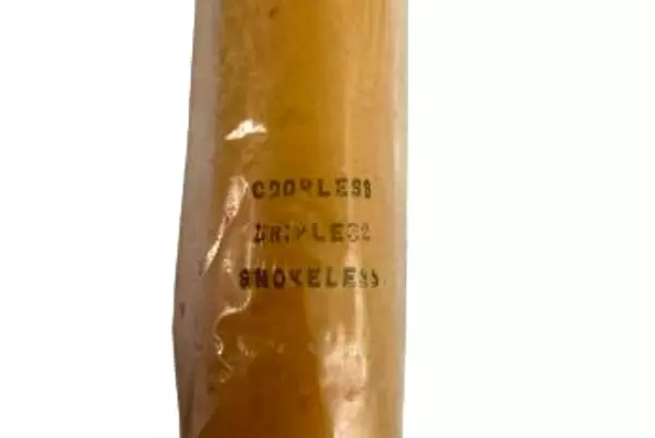 Vintage Paragon 10" Odorless Dripless Smokeless Taper Candle - Sealed