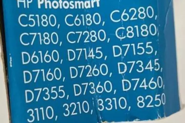 HP 02 Black Ink Cartridge C8721WN for Photosmart Series Expired Pre-owned