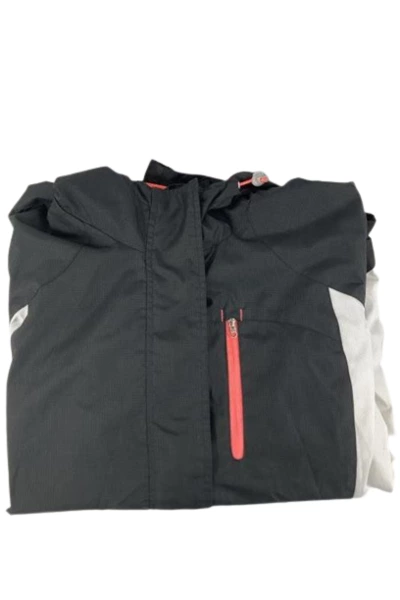 Free Country Athletx Series Men's Jacket 1X Black/White/Neon Orange