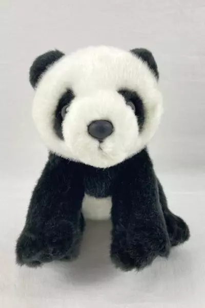 Aurora Miyoni 6" Plush Panda Bear Stuffed Animal Toy - Good Condition