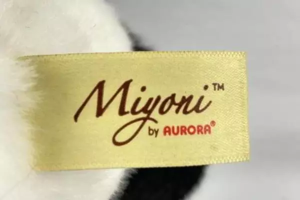 Aurora Miyoni 6" Plush Panda Bear Stuffed Animal Toy - Good Condition