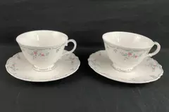 Set of 2 Vintage Royal Doulton Chatelaine Cups and Saucers Made in England