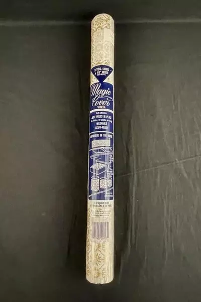 Vintage Magic Cover Self-Adhesive Vinyl Shelf Liner 3 Yards Floral Pattern