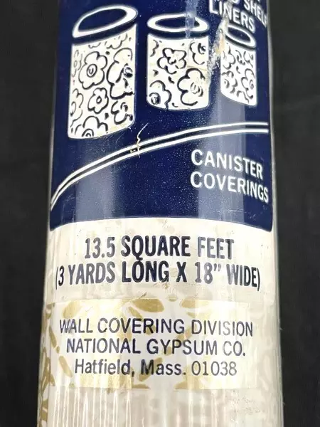 Vintage Magic Cover Self-Adhesive Vinyl Shelf Liner 3 Yards Floral Pattern