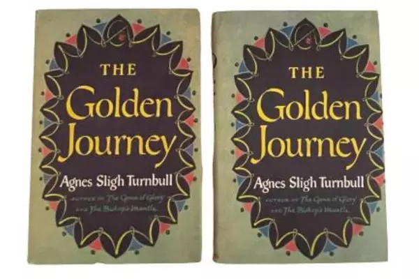 Lot of 2 The Golden Journey by Agnes Sligh Turnbull Hardcover Books 1955