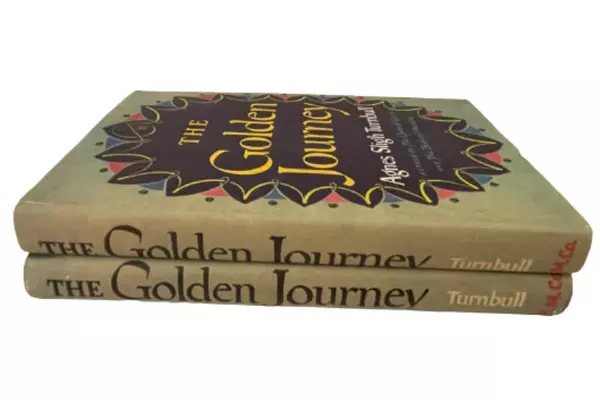 Lot of 2 The Golden Journey by Agnes Sligh Turnbull Hardcover Books 1955