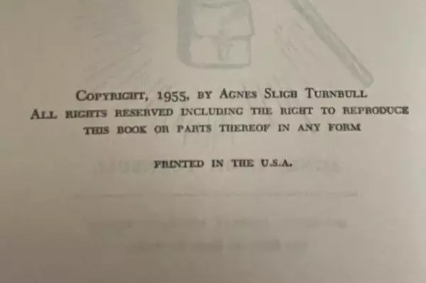 Lot of 2 The Golden Journey by Agnes Sligh Turnbull Hardcover Books 1955