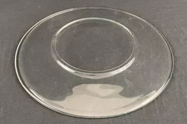 Lot of 2 Vintage Anchor Hocking 8" Presence Clear Glass Luncheon Plates