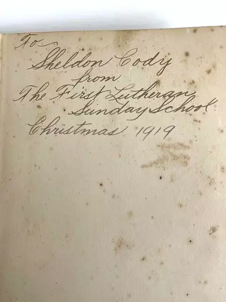 1919 The Ruby Ring by Emily Nonnen Hardcover Book - Acceptable Condition