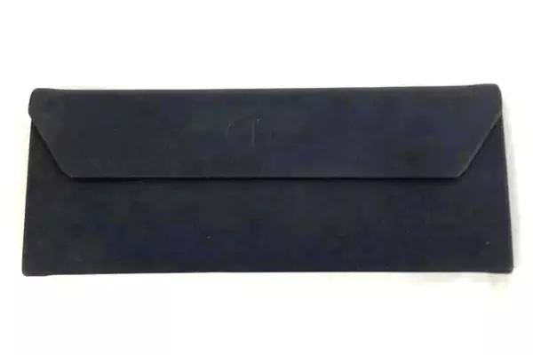 Champion Matte Black Folding Sunglasses Case with Magnetic Closure - Pre-Owned