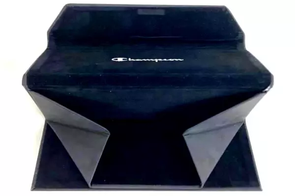 Champion Matte Black Folding Sunglasses Case with Magnetic Closure - Pre-Owned