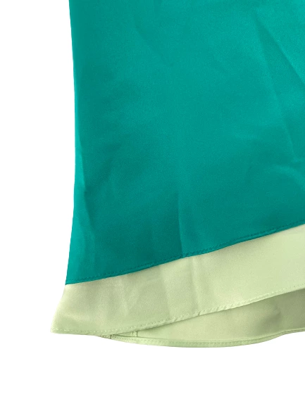 Vintage Alfred Angelo Sz 6 Jade Green Strapless Semi-Formal Prom Dress