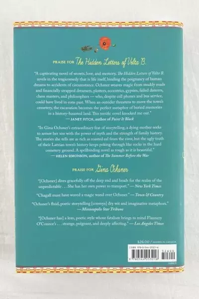 2016 Signed Hardcover "The Hidden Letters of Velta B" by Gina Ochsner