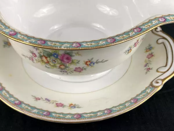 National China Rosemary Gravy Boat and Underplate Set Made in Japan