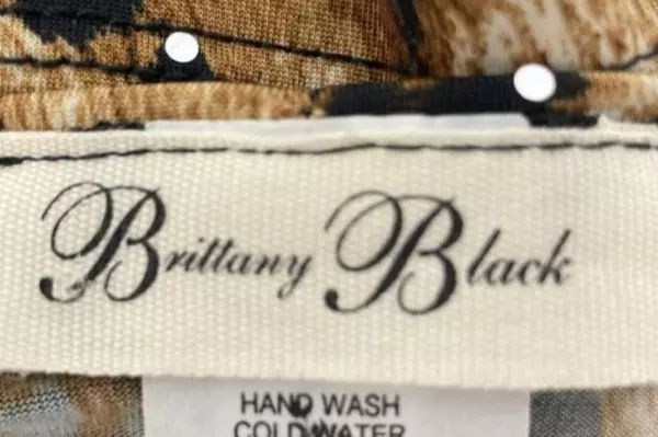 Brittany Black Cheetah Sequin Knit Top Women's Small Animal Print Shirt