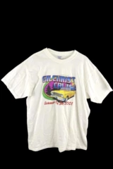 Gildan Men's XL Gilchrist Cruise 2005 T-Shirt White Heavy Cotton Summer Fun