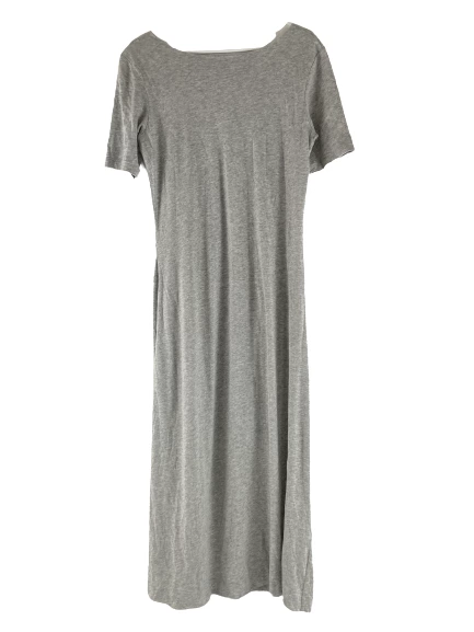 GV Global Women's Gray Maxi Dress Size S Short Sleeve Casual Good Condition