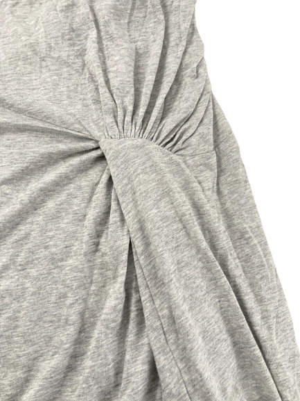 GV Global Women's Gray Maxi Dress Size S Short Sleeve Casual Good Condition