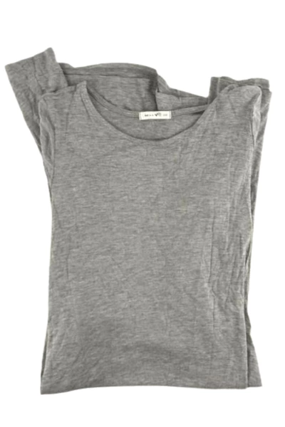 Reb & J Women's Gray Jersey Knit Dress Size S 3/4 Sleeve - Pre-owned