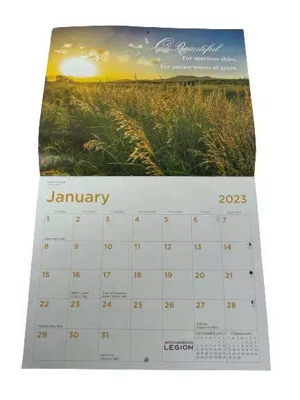 2023 American Legion America the Beautiful Wall Calendar - Mt Rushmore