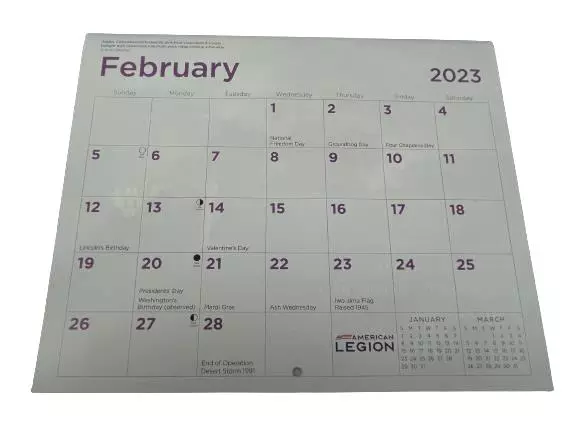 2023 American Legion America the Beautiful Wall Calendar - Mt Rushmore