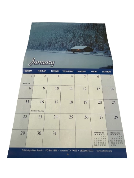 Cal Farley Boys Ranch 2023 Calendar - 12 Months of Scenic Landscapes